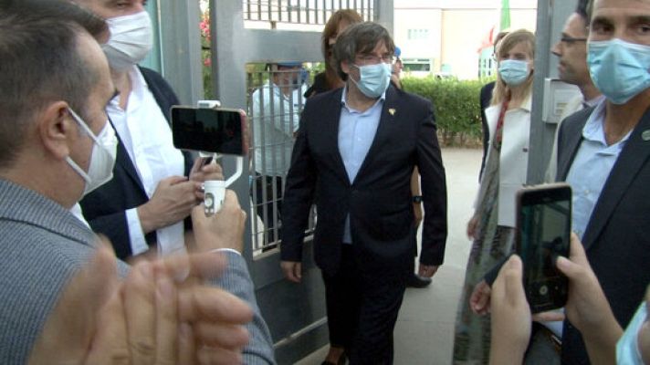 Vespre a La 2 - Puigdemont surt de la presó