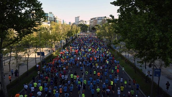 Telediario 2 - El maratón de Madrid reúne a 30.000 participantes