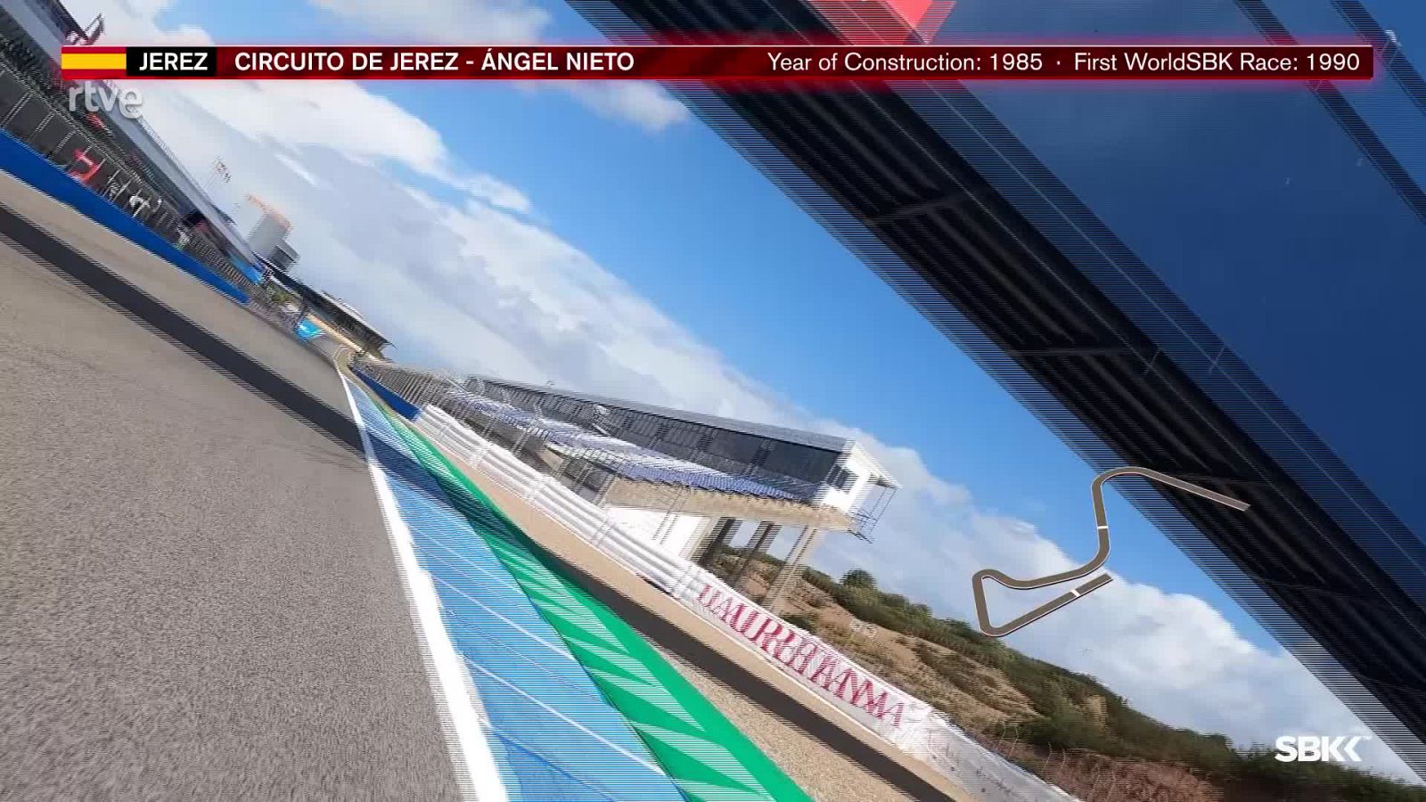 El circuito Ángel Nieto de Jerez, desde la cámara de a bordo