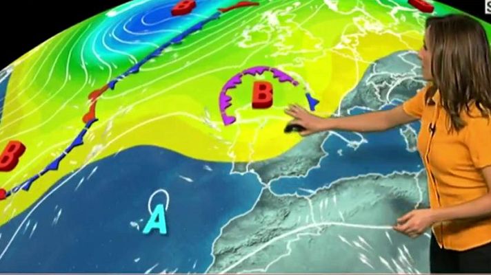 El tiempo - Lluvias fuertes en entorno del Pirineo y este de Castilla-La Mancha