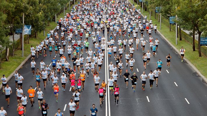 Telediario Fin de Semana - Emoción e ilusión en el regreso del maratón de Madrid