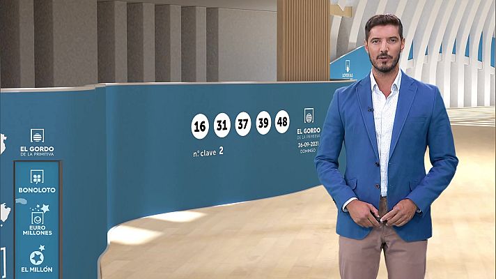 Loterías - Sorteo de El Gordo de la Primitiva del 26/09/2021