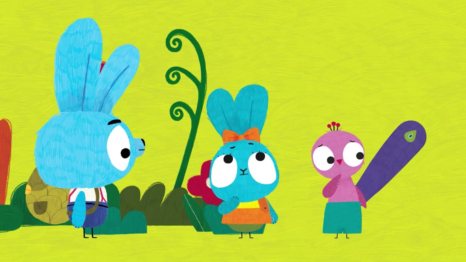 El hipo y el pavo real - Brave Bunnies | Ver