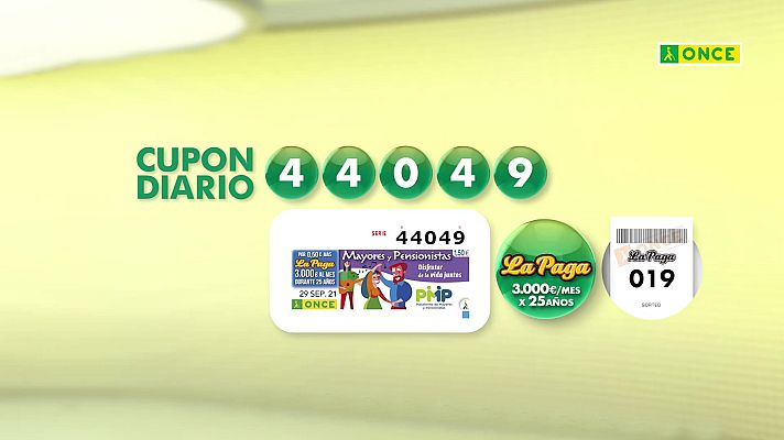 Sorteos ONCE - Sorteo ONCE - 29/09/21