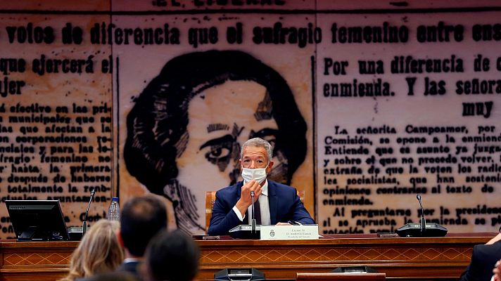La noche en 24h - Ander Gil, presidente del Senado: "El voto femenino está consolidado gracias a Clara Campoamor"