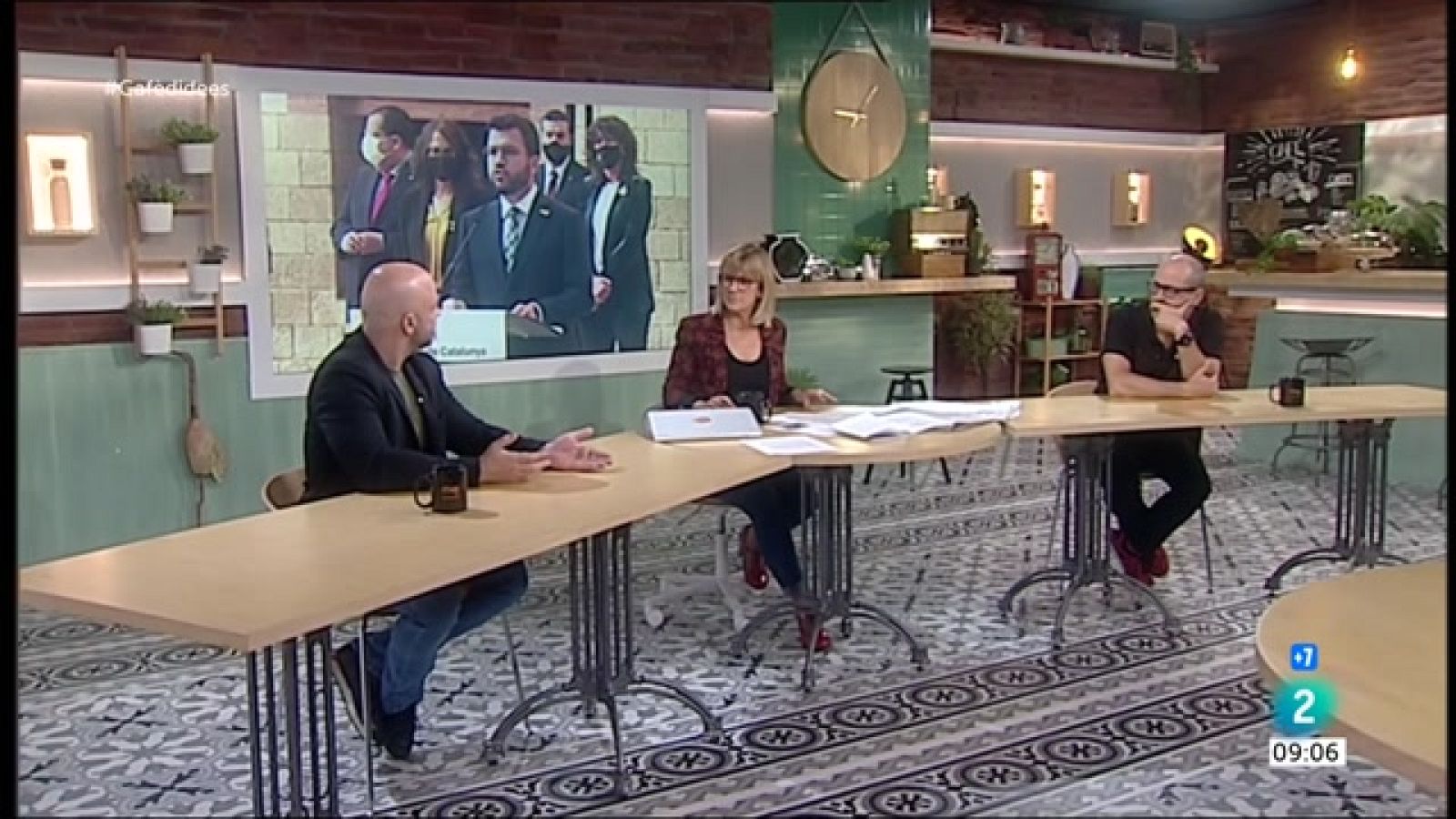 Raül Romeva, aniversari 1O i vaga de maquinistes