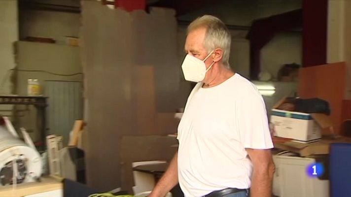 Telediario Fin de Semana - Los desalojados salieron prácticamente sin nada