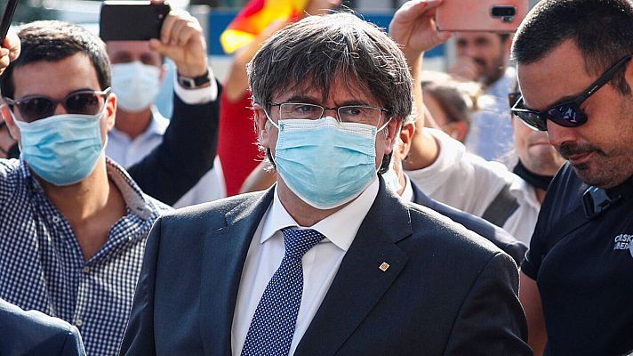 Telediario 1 - Italia suspende el proceso de extradición de Puigdemont