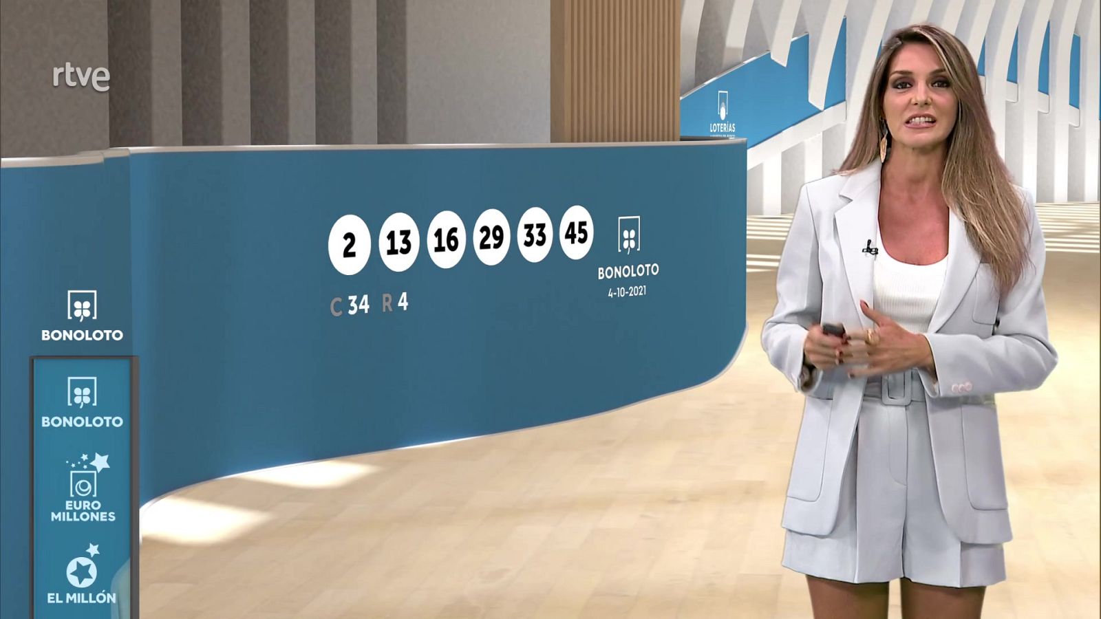 Sorteo de la Bonoloto del 04/10/2021 - ver ahora