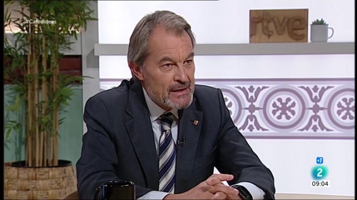 Cafè d'idees - Mas: "Ni l'amnistia ni el referèndum sortiran de la taula"