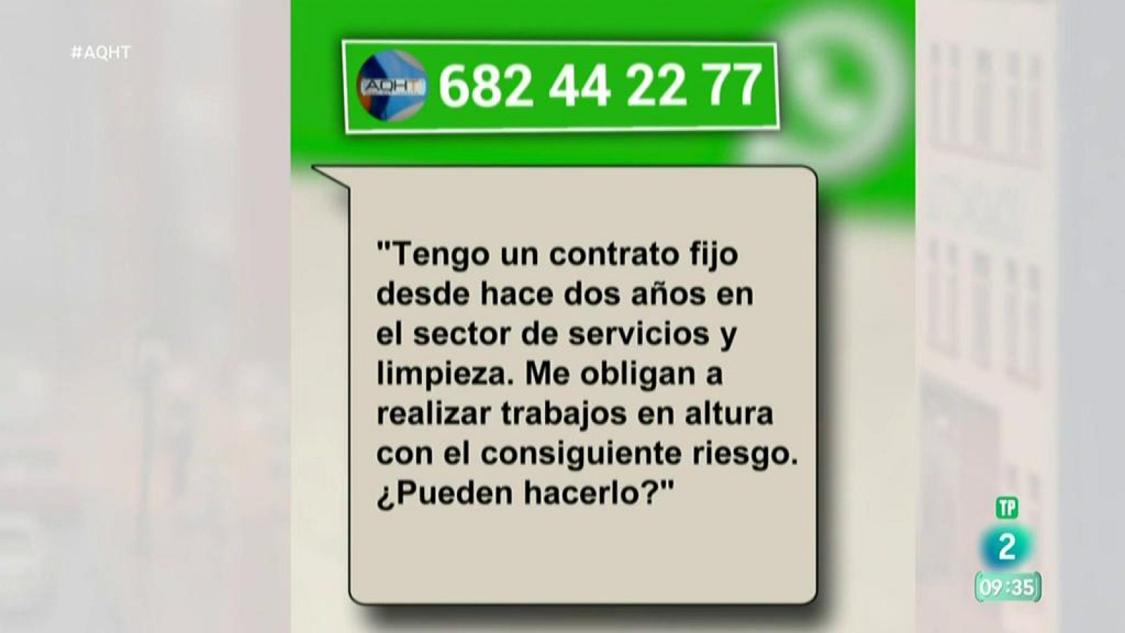 Aquí hay trabajo - Los trabajos en altura, solo sin riesgo y con formación