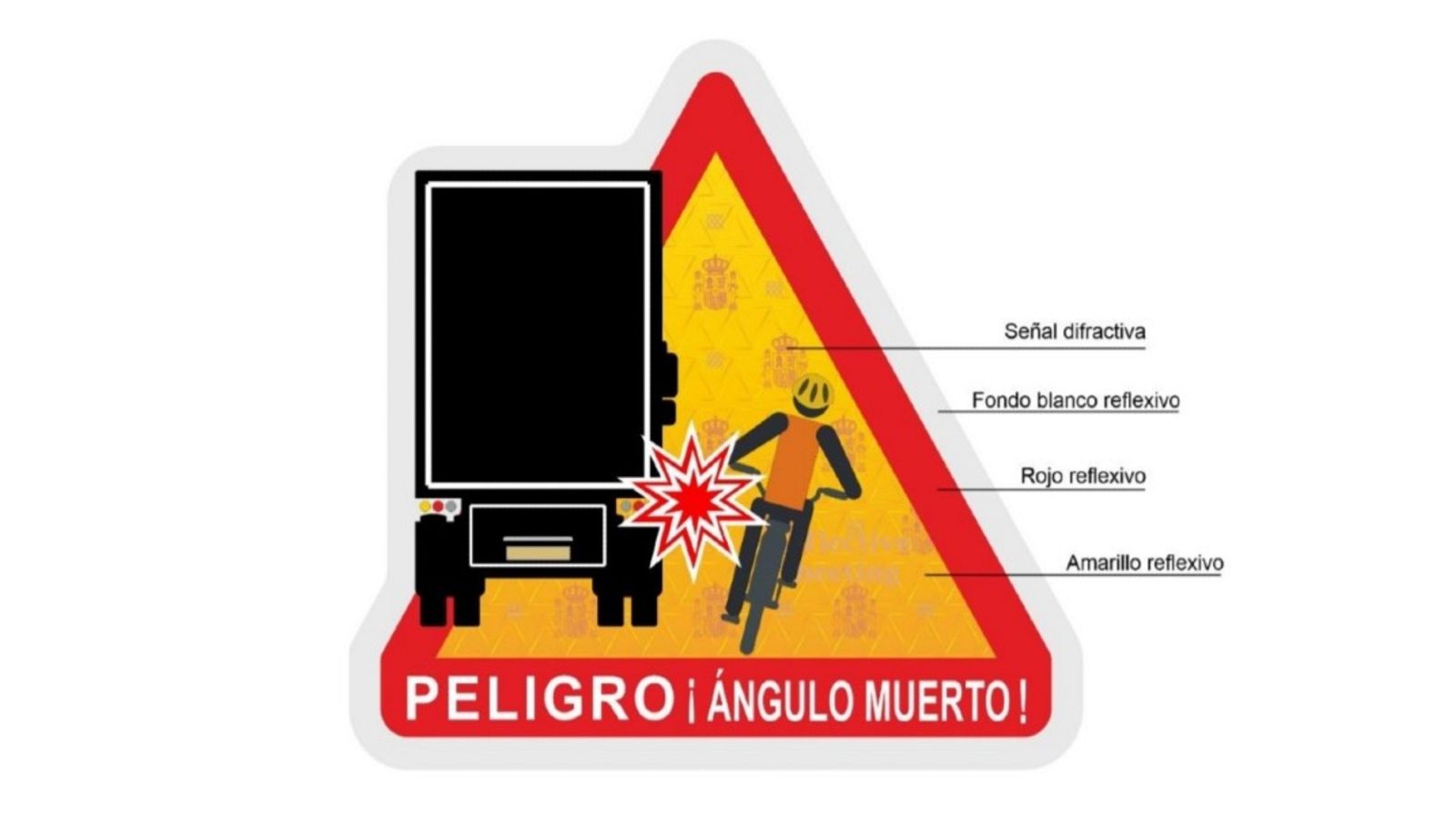 La DGT crea una nueva señal de tráfico para advertir de los ángulos muertos