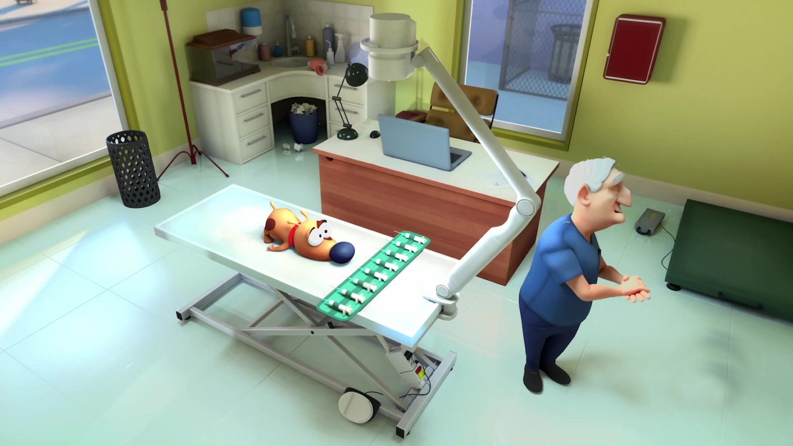 Pánico en el veterinario - Pat el perro | Ver