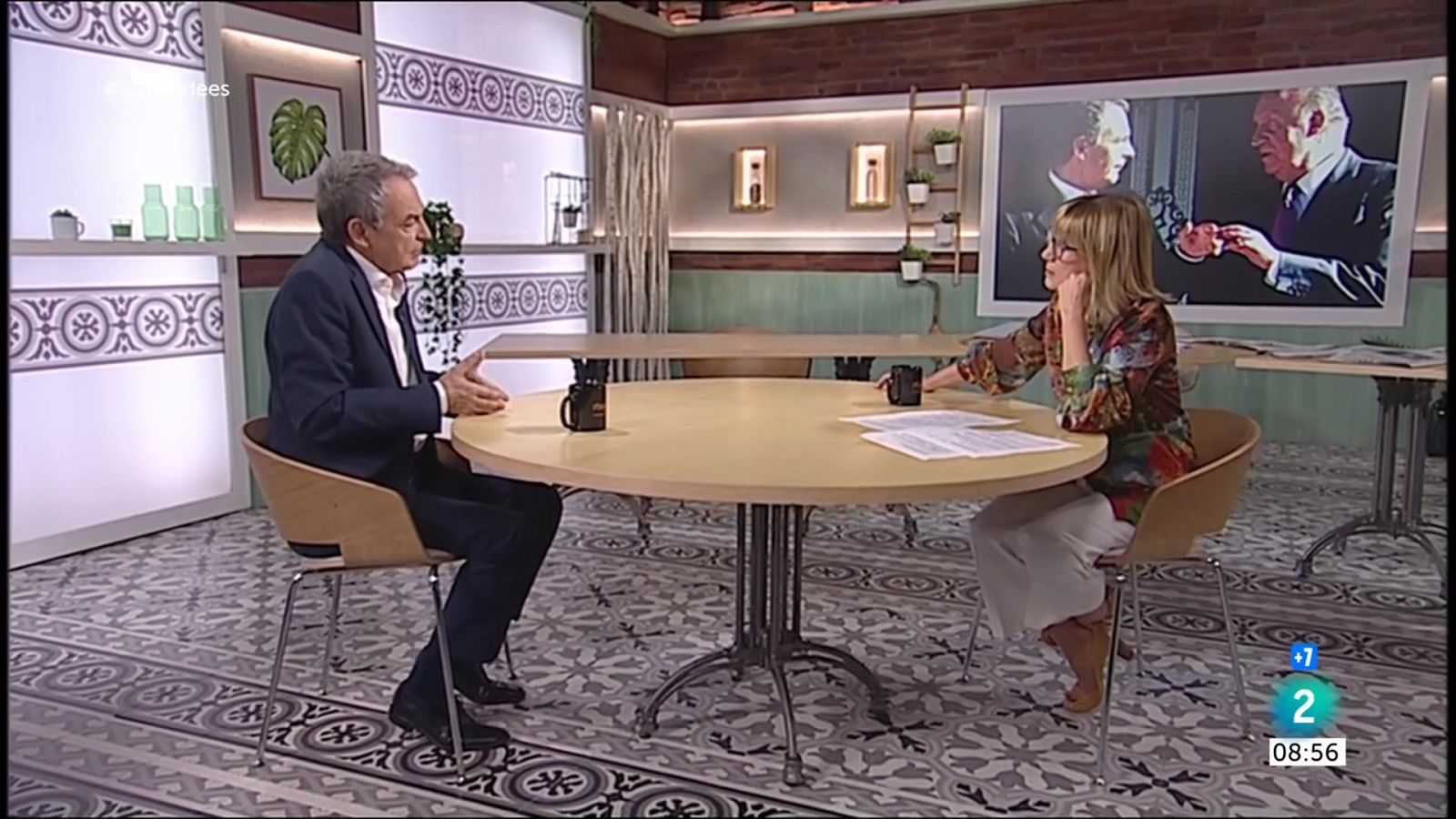 Cafè d'idees - Zapatero considera necessari que el Rei emèrit s'expliqui - Verure ara