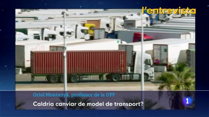 L'Informatiu - La crisi del transport de mercaderies amenaça les compres de Nadal