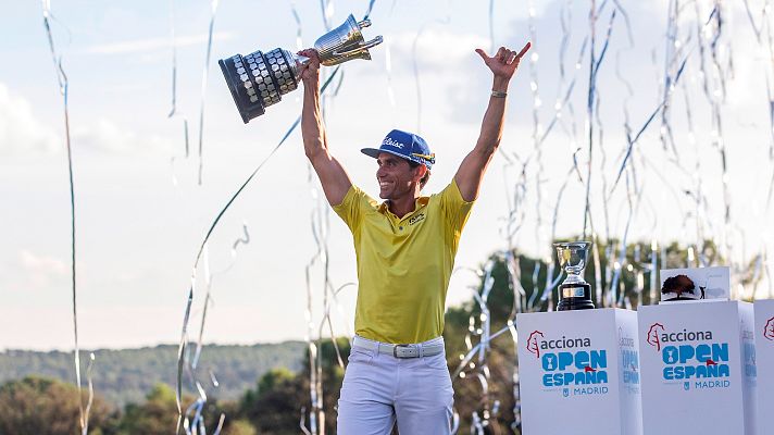 Golf - Rafa Cabrera dedica el Open de España a los vecinos de La Palma