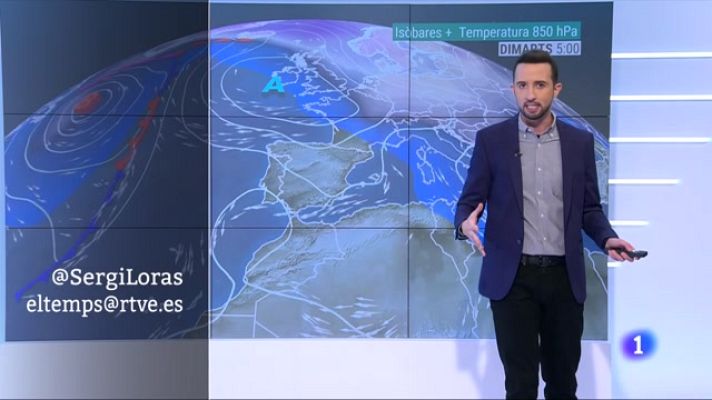 El temps - Tram final del pont amb sol i contrast tèrmic