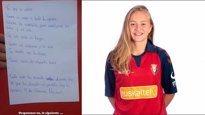 Telediario 1 - Las jugadoras del filial de Osasuna denuncian graves insultos machistas