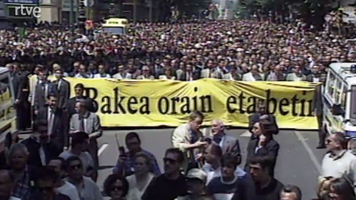 Fue noticia en el Archivo de RTVE - Especial informativo Miguel Ángel Blanco (II)