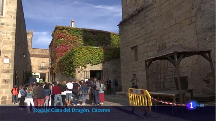 Noticias de Extremadura - Rodaje de "La casa del Dragón" en Cáceres