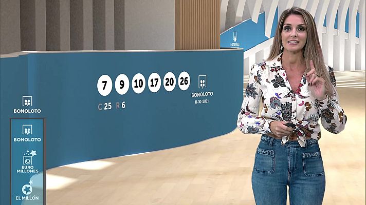 Loterías - Sorteo de la Bonoloto del 11/10/2021