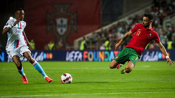 Fútbol - Clasificación Campeonato del Mundo 2022: Portugal-Luxemburgo