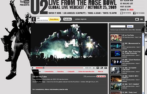  - Concierto de U2 en California