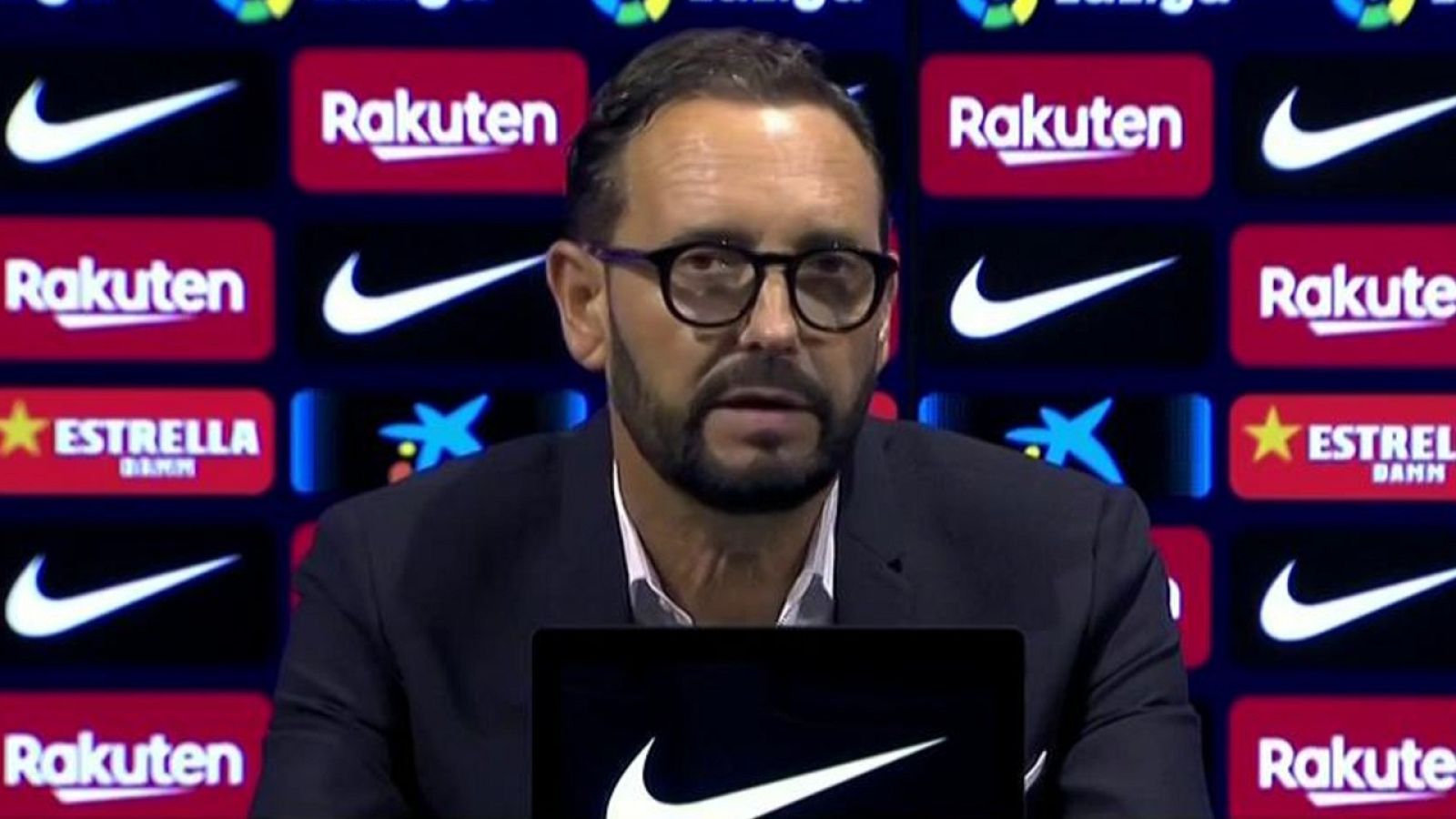 Bordalás, indignado con el penalti favorable al Barça | Ver