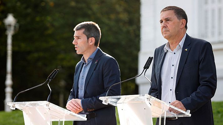 Telediario 2 - Las principales asociaciones de víctimas de ETA ven con escepticismo las palabras de Otegi