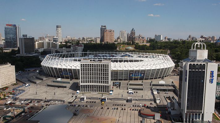 Telediario 1 - El estadio olímpico de Kiev, la 'casa' del Shakhtar Donetsk