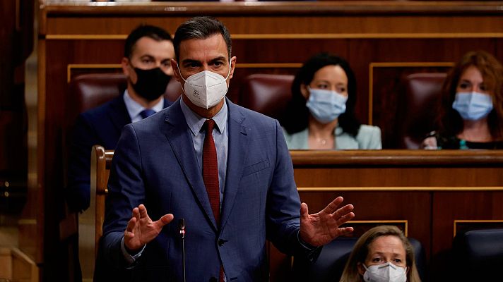 Telediario 1 - Sánchez garantiza a Casado que no liberará a presos etarras a cambio del apoyo de Bildu a los Presupuestos