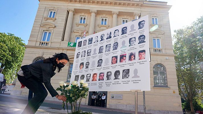 Telediario 1 - Diez años después del final de ETA, la sociedad vasca camina hacia la convivencia