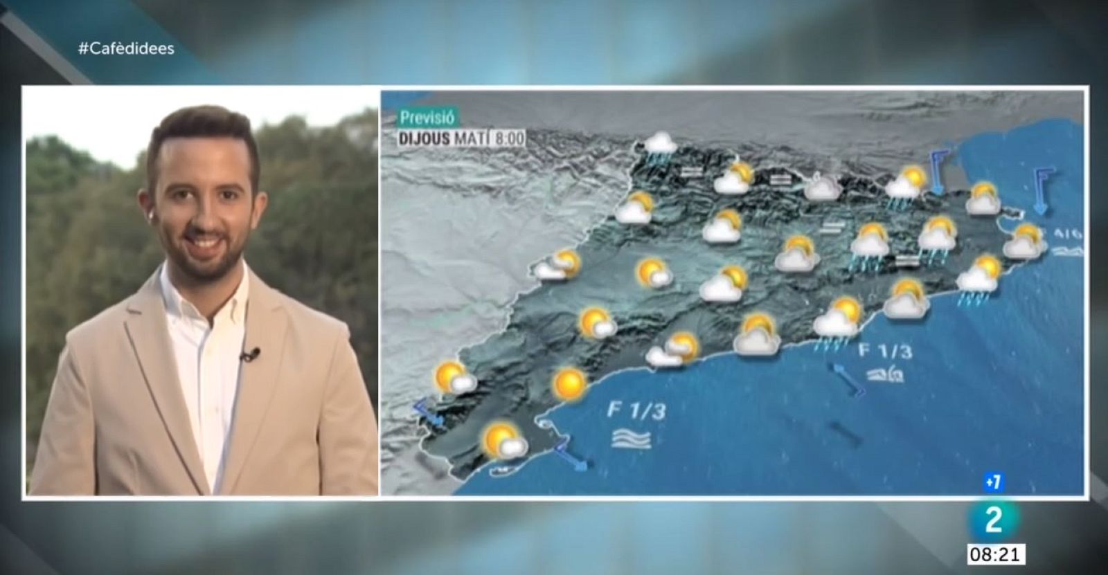 El Temps (21/10/2021) - Avui tindrem més ruixats, entrarà el vent del nord i les temperatures baixaran