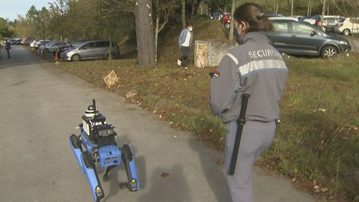 Telexornal - Galicia - Vixilancia con robot