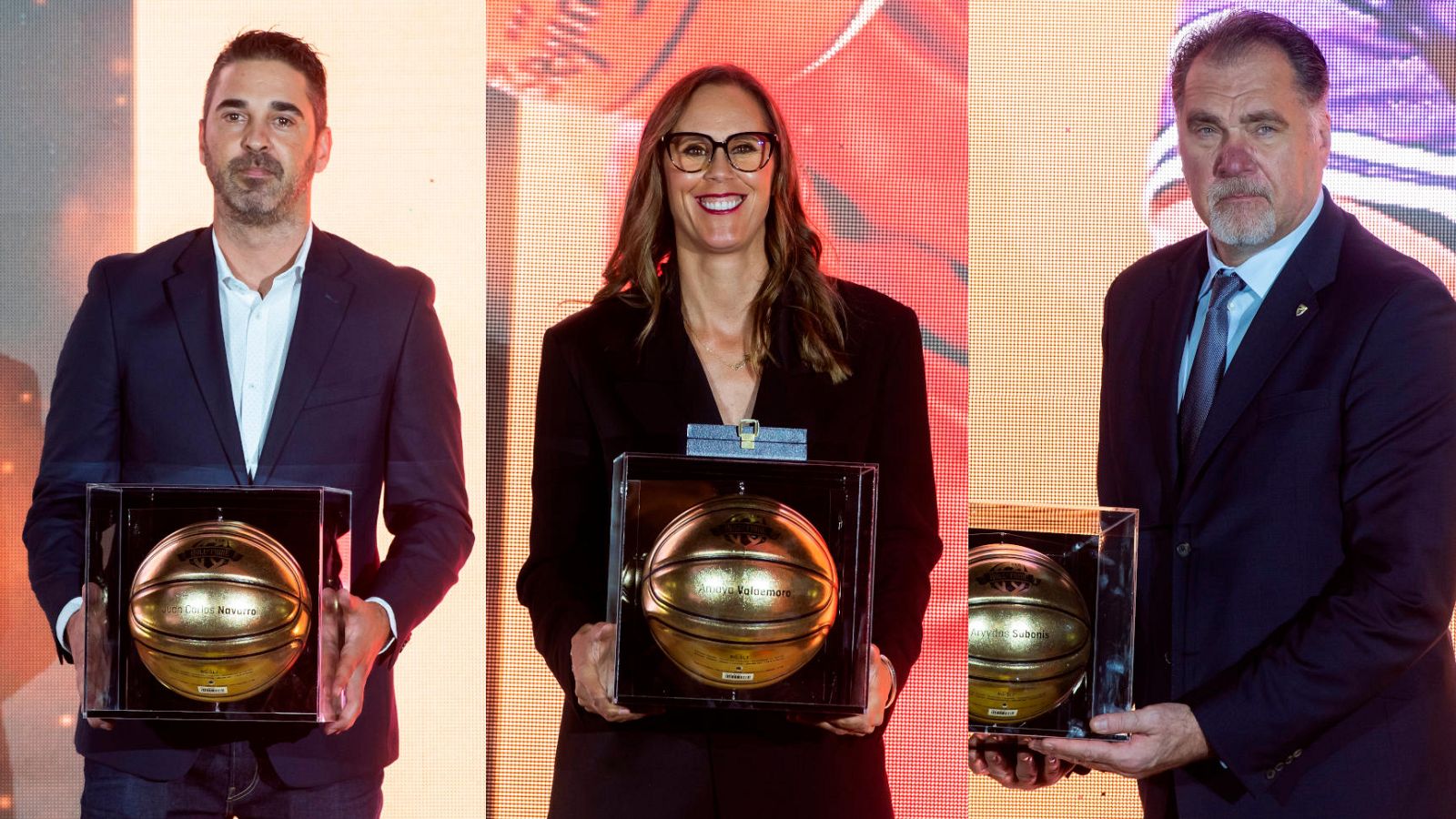 El Salón de la Fama del baloncesto español acoge a sus primeros miembros: Navarro, Valdemoro, Sabonis... -- Ver ahora