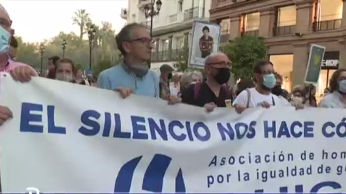 RTVE Igualdad - Hombres por la Igualdad se manifiestan en Sevilla contra las violencias machistas