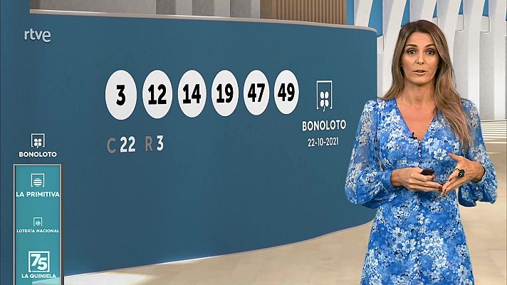 Loterías - Sorteo de la Bonoloto y Euromillones del 22/10/2021