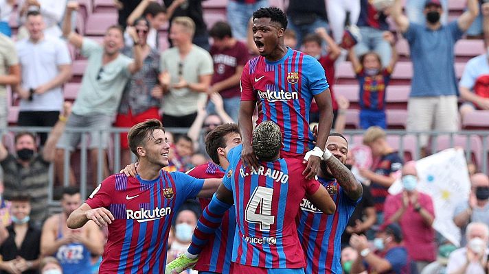 Telediario 1 - Koeman: "La gente tiene desconfianza en el Barça, pero nosotros no"