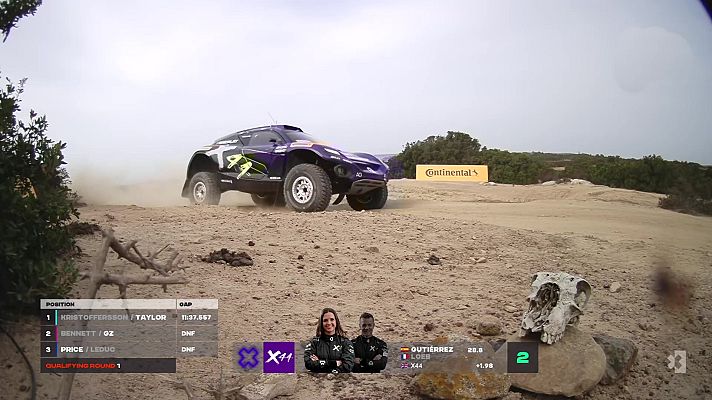 Automovilismo - Extreme E "Island-X-Prix". Clasificación 1 y 2