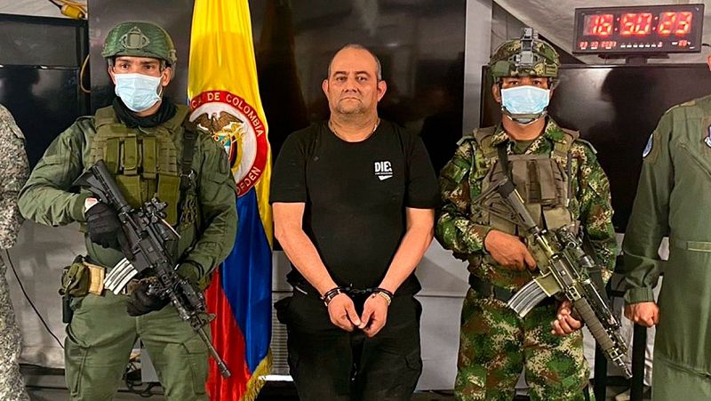 Detenido 'Otoniel', el narco más buscado de Colombia