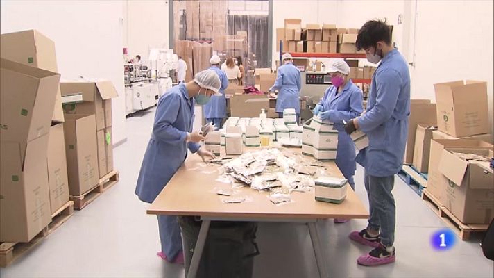 Telediario Fin de Semana - La demanda de mascarillas ha bajado un 97%