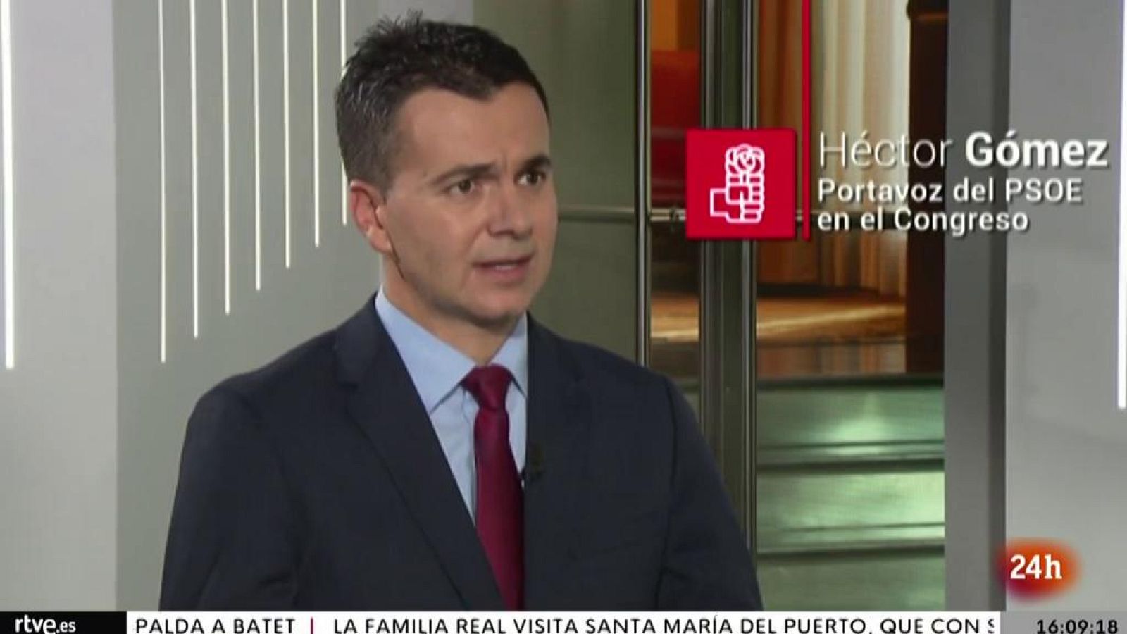 Parlamento - La entrevista - Héctor Gómez, portavoz del PSOE en el Congreso - 23/10/2021