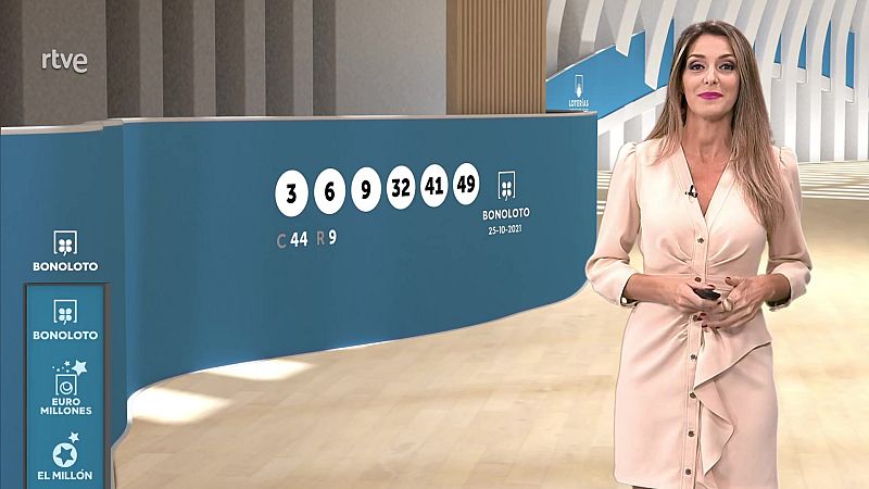 Sorteo de la Bonoloto del 25/10/2021