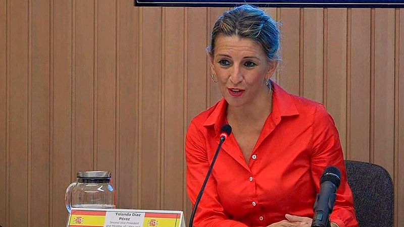 Díaz: "Me gustaría que el presidente del Gobierno lidere el compromiso" para derogar la reforma laboral - Ver ahora