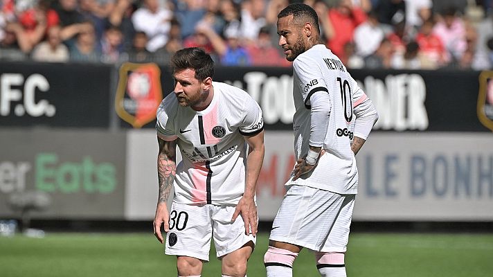 Telediario 1 - Neymar reconoce su objetivo: Ganar la Champions con Messi