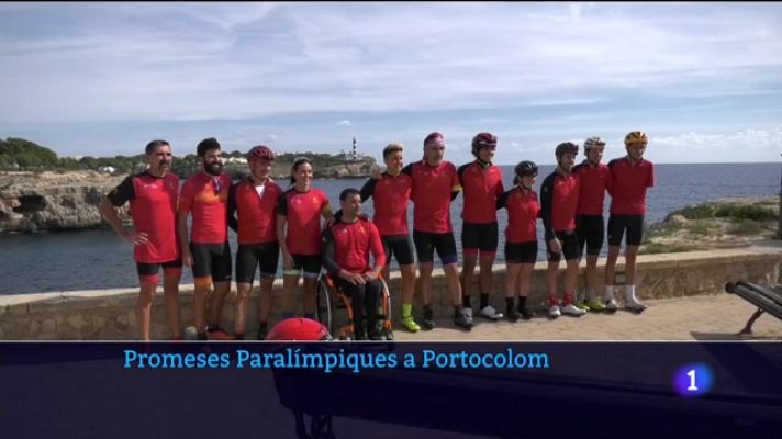 Informatiu Balear - Portocolom acull una concentració de "Promesas Paralímpicas"