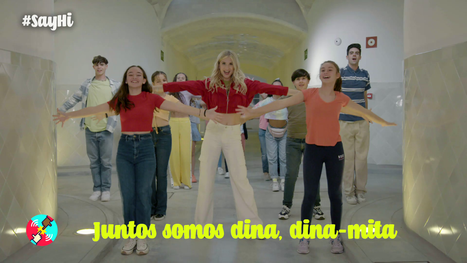 SayHi - Karaoke 'Dinamita'....¡canta, baila y sincronízate con Samantha y la campaña de la amistad 2021! - RTVE.es - #SayHi | Ver