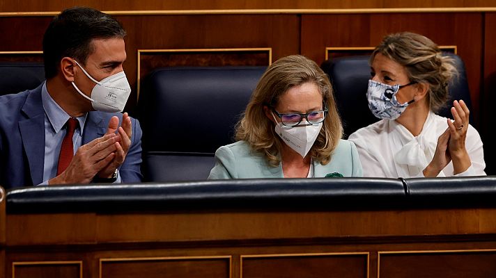 Telediario 2 - Acuerdo del Gobierno para coordinar la reforma laboral