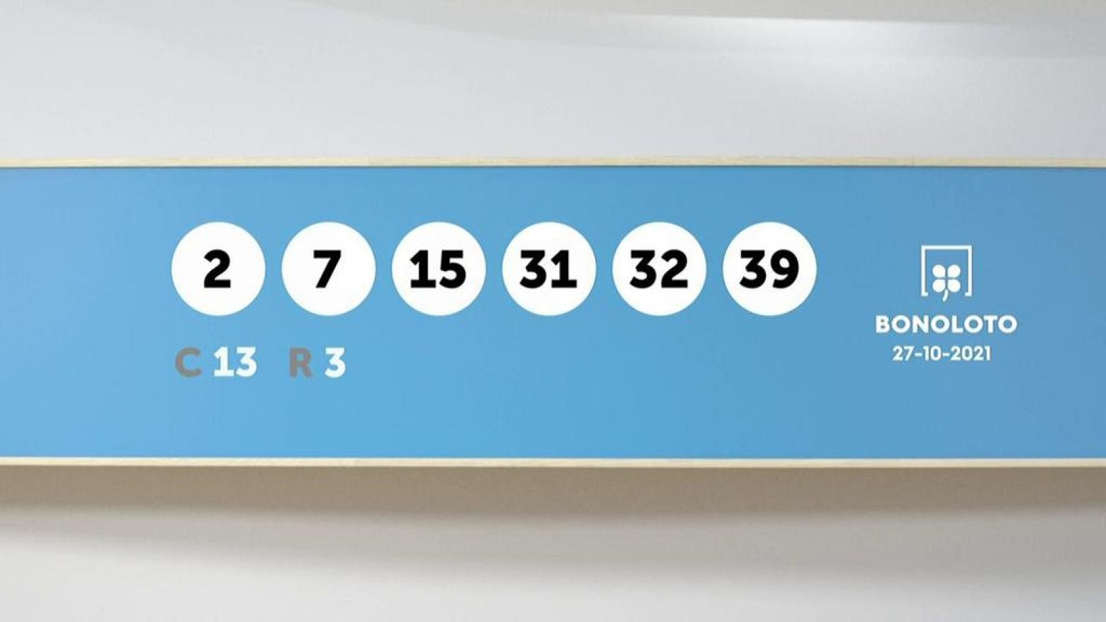 Sorteo de la Lotería Bonoloto del  27/10/2021 - Ver ahora