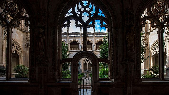 Telediario 1 - Ruinas y un letrero, lo único que queda del Monasterio de Trillo después de desmontarlo piedra a piedra